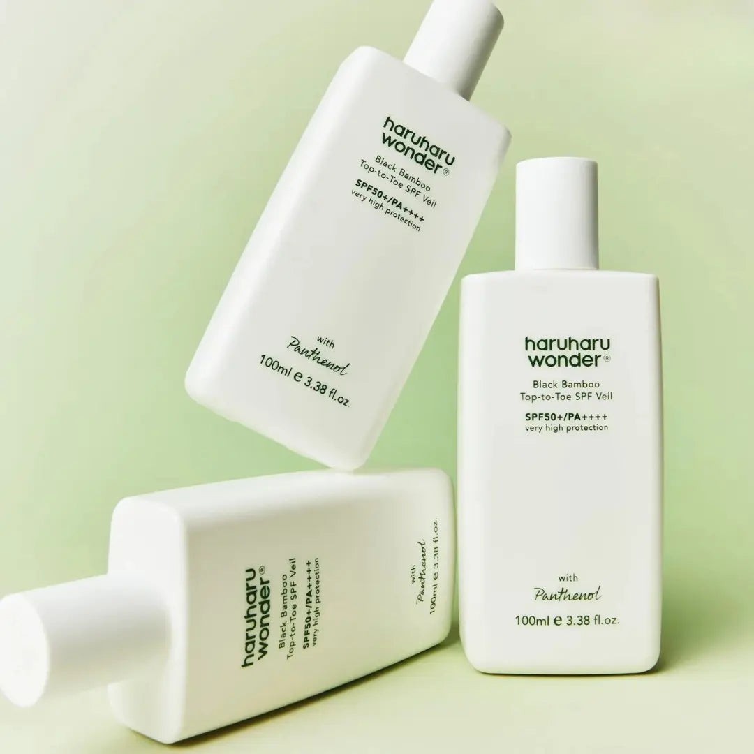 Black Bamboo Top-to-Toe SPF Veil - 100 ml Haruharu Wonder