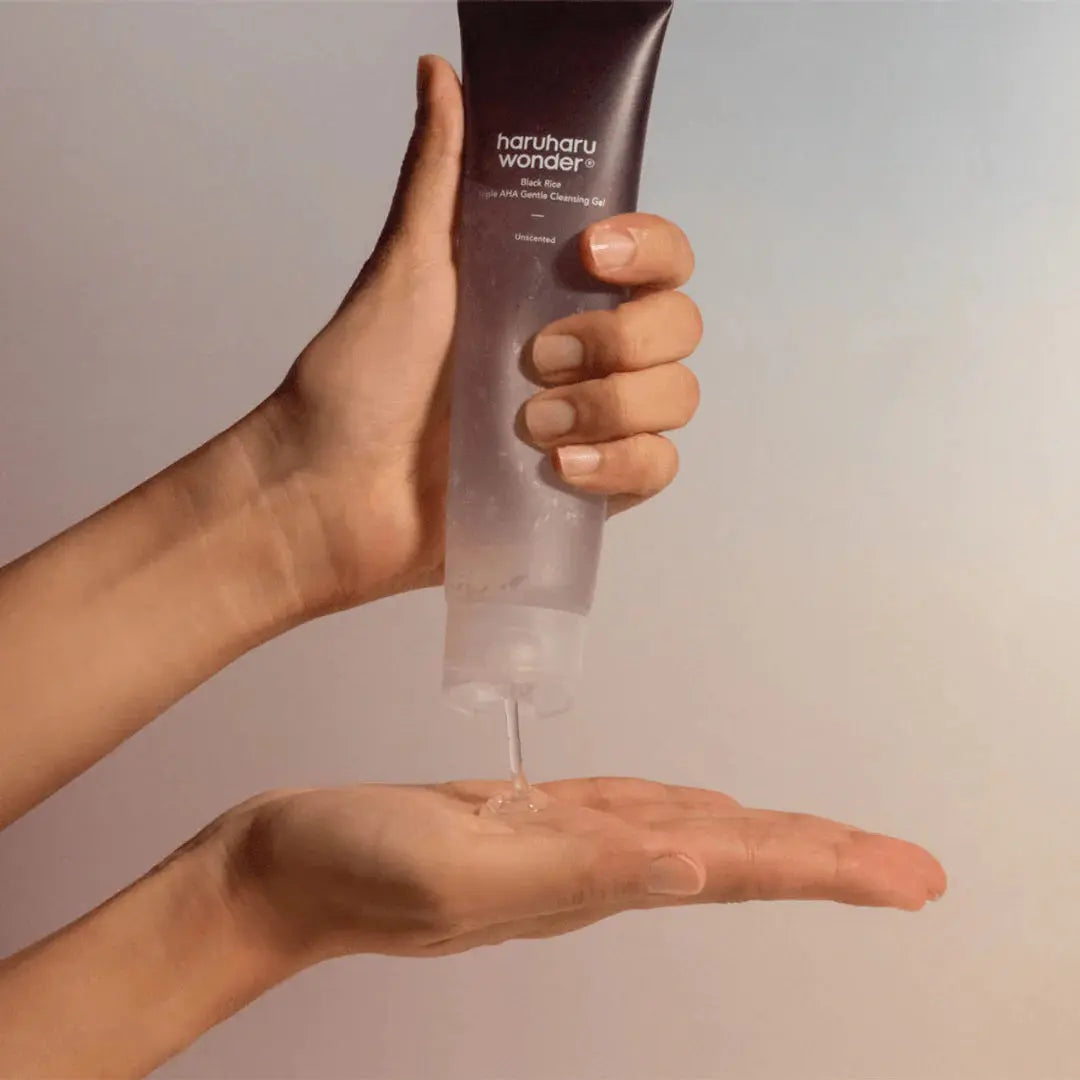 Black Rice Triple AHA Gentle Cleansing Gel - 100 ml Haruharu Wonder