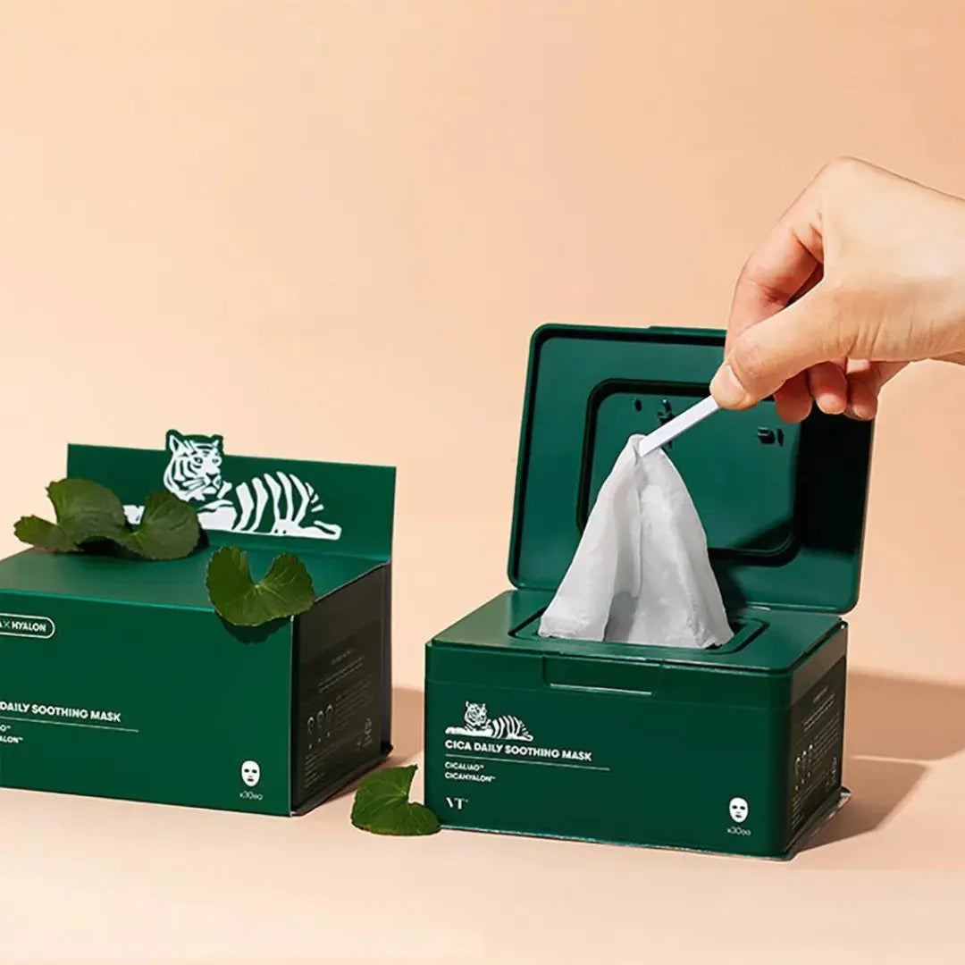 Cica Daily Soothing Mask - 30 Sheets VT Cosmetics