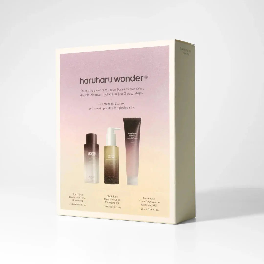 Cleanse and Glow Set - 3 Pcs Haruharu Wonder