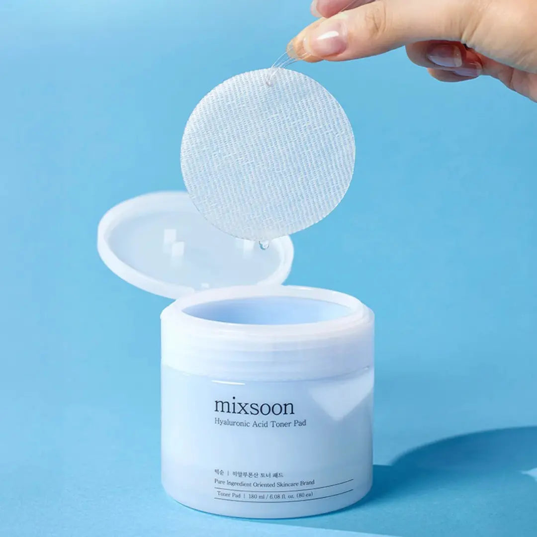 Hyaluronic Acid Toner Pad - 80 Pads Mixsoon