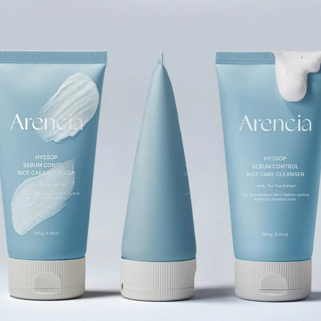 Hyssop Sebum Control Rice Cake Cleanser - 150g Arencia