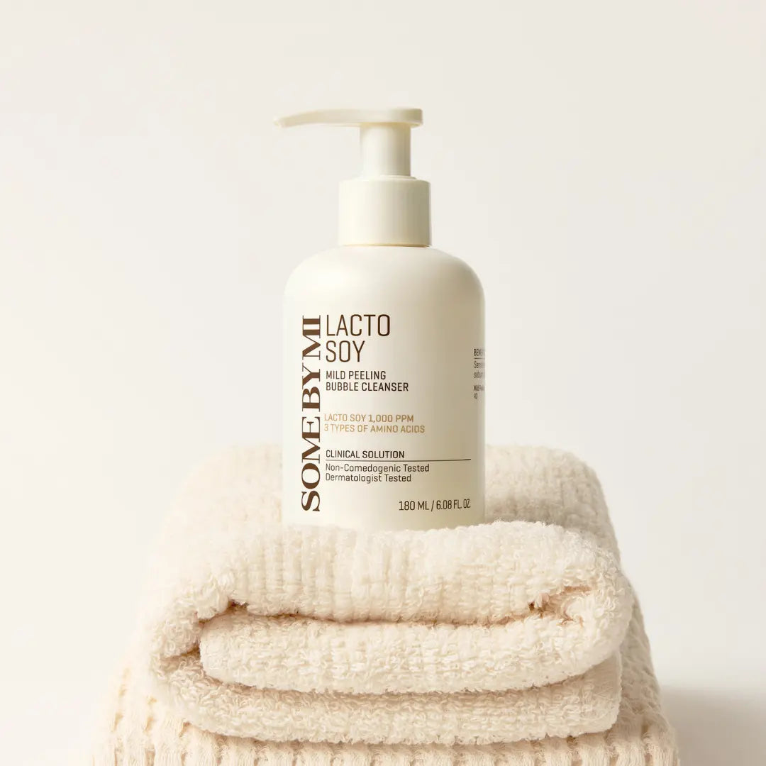 Lactosoy Mild Bubble Peeling Cleanser - 180 ml Some by Mi