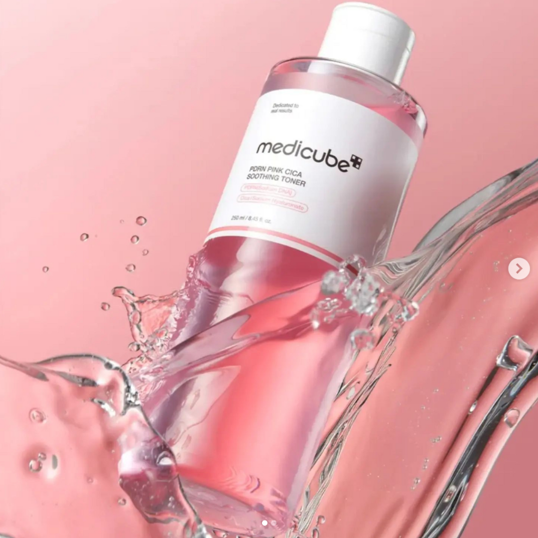 PDRN Pink Cica Soothing Toner - 250 ml Medicube