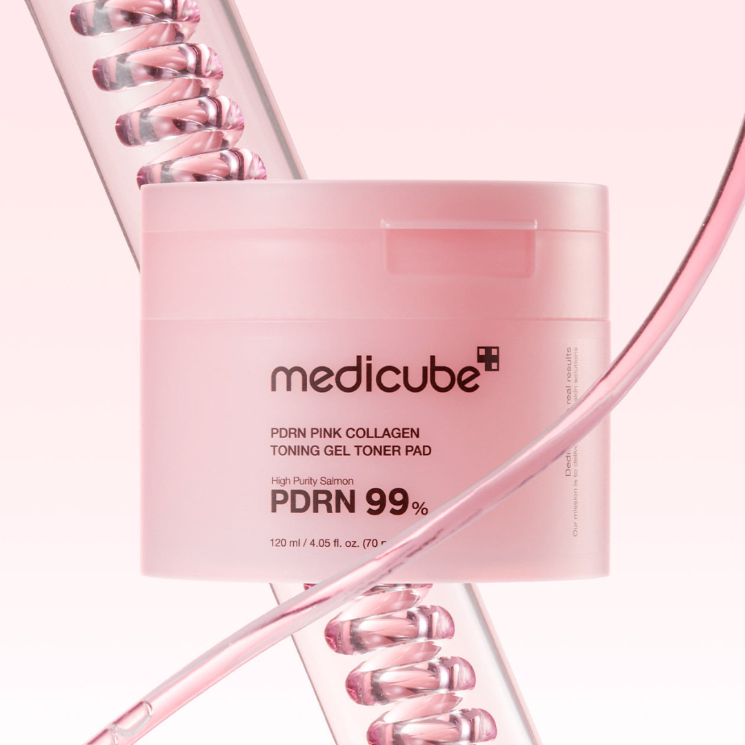 PDRN Pink Collagen Toning Gel Toner Pad - 70 Pads Medicube