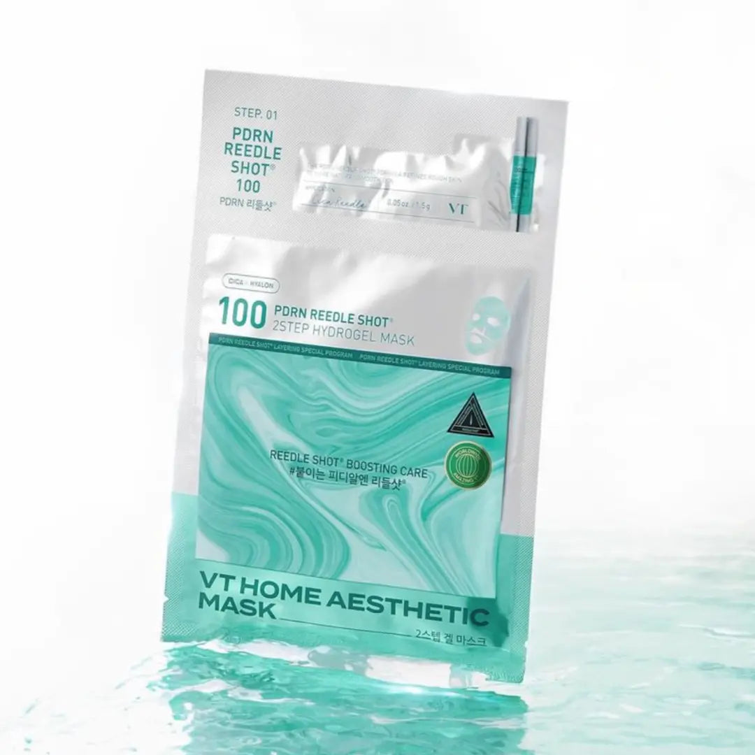 PDRN Reedle Shot 100 2Step Hydrogel Mask Set - 5 Sheet Masks VT Cosmetics