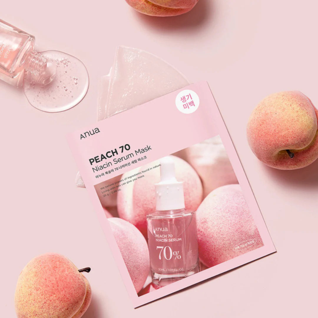 Peach 70 Niacin Serum Mask - 1 Sheet Mask Anua