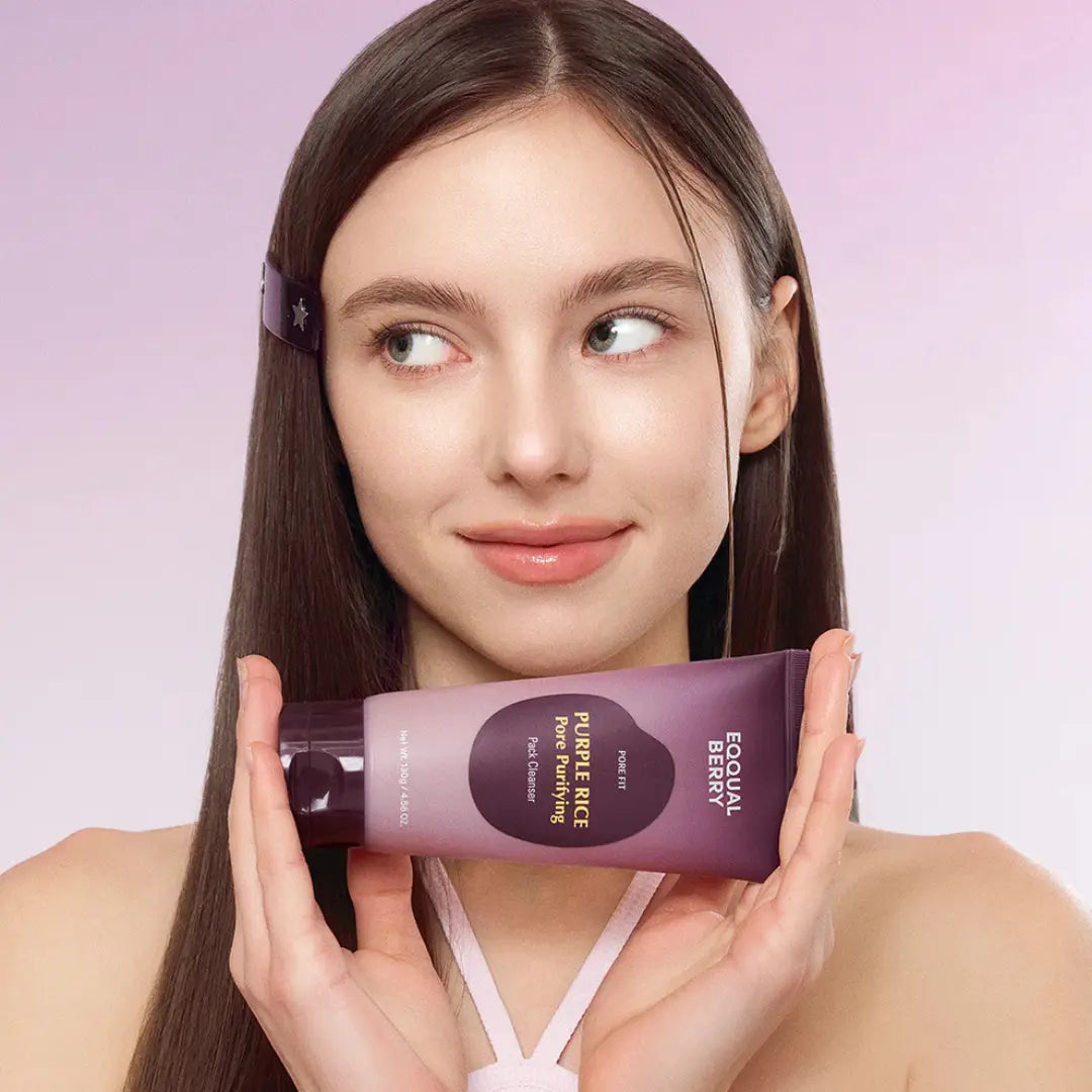 Purple Rice Pore Purifying Pack Cleanser - 130 g EQQUALBERRY