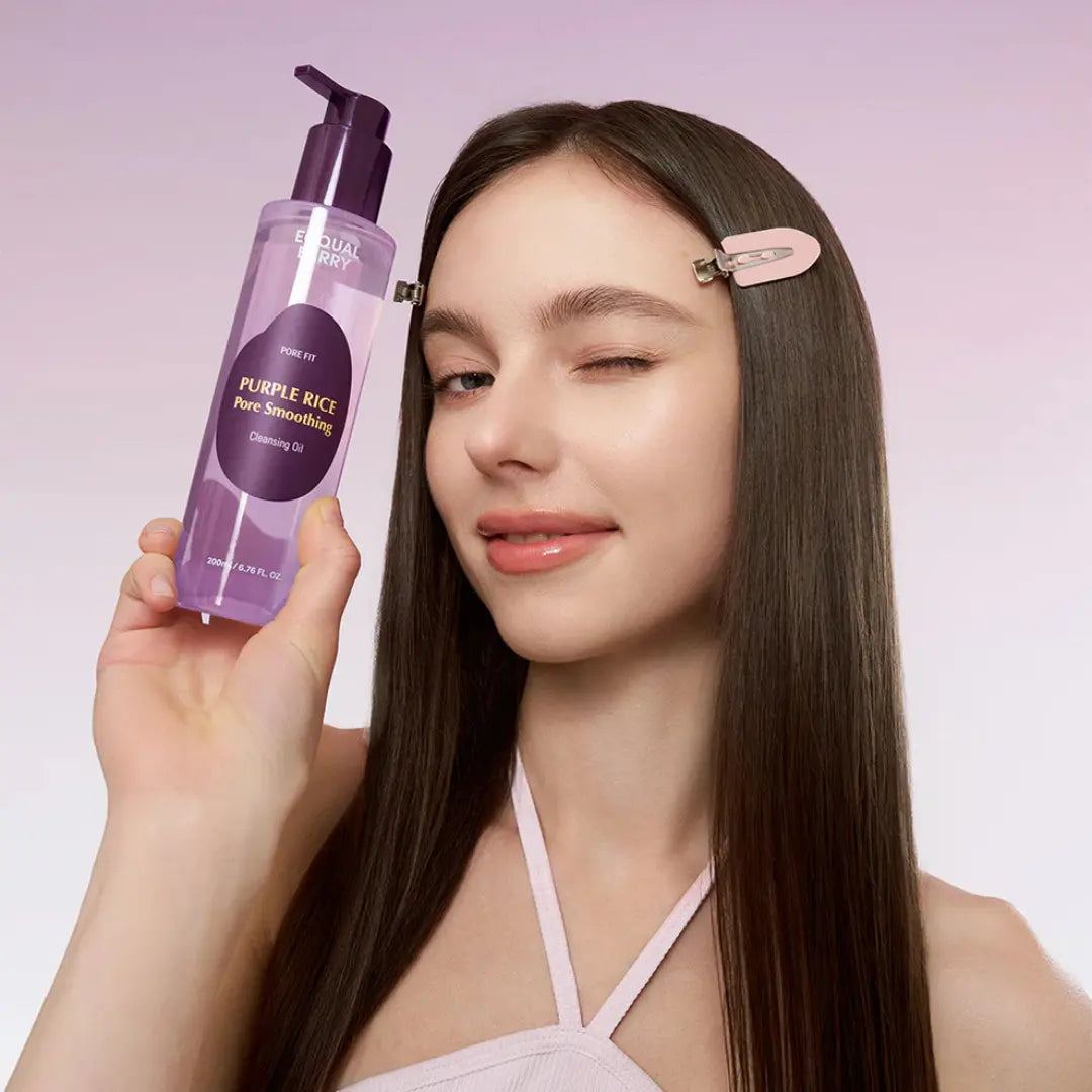 Purple Rice Pore Smoothing Cleansing Oil - 200 ml EQQUALBERRY