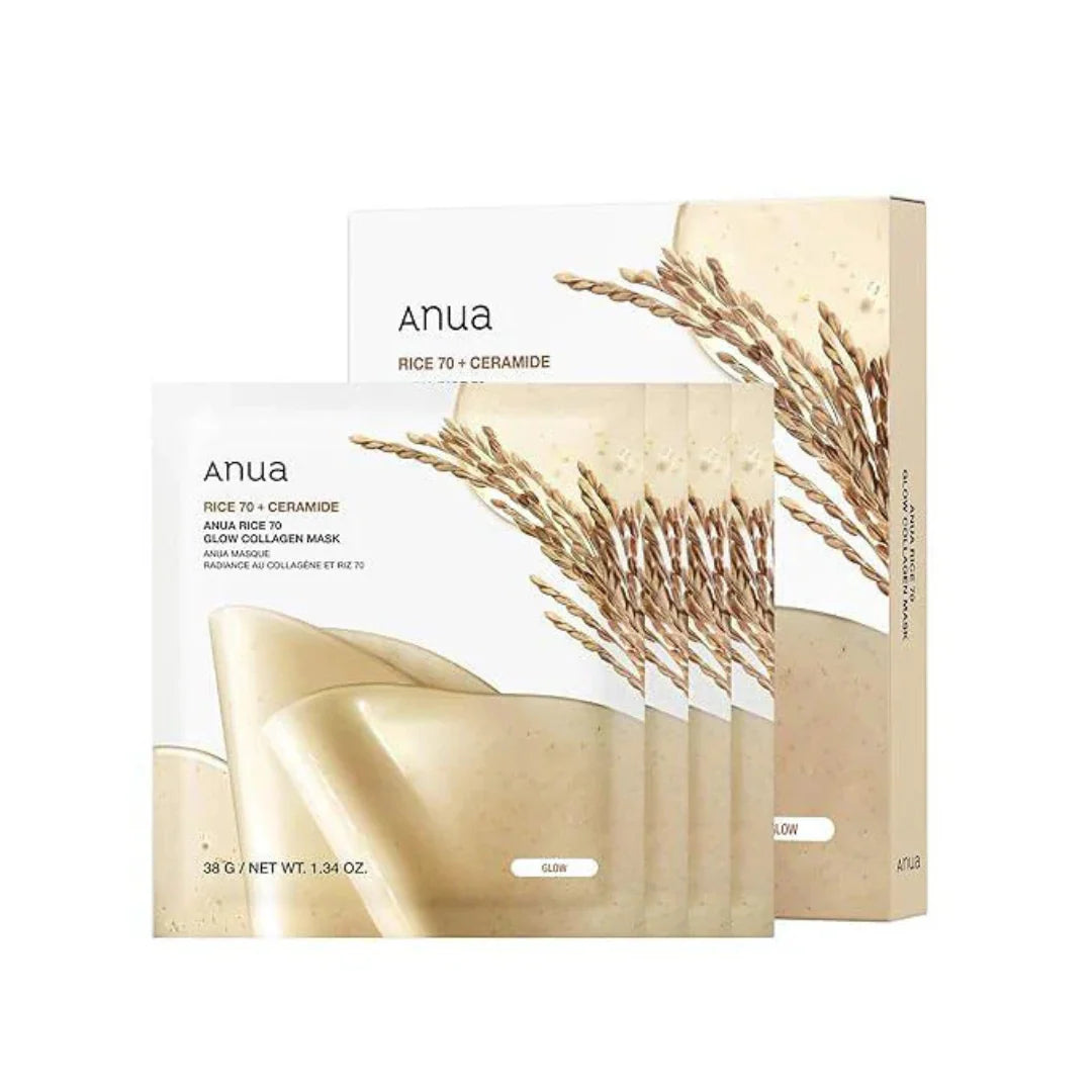 Rice 70 Glow Collagen Mask - 4 pcs