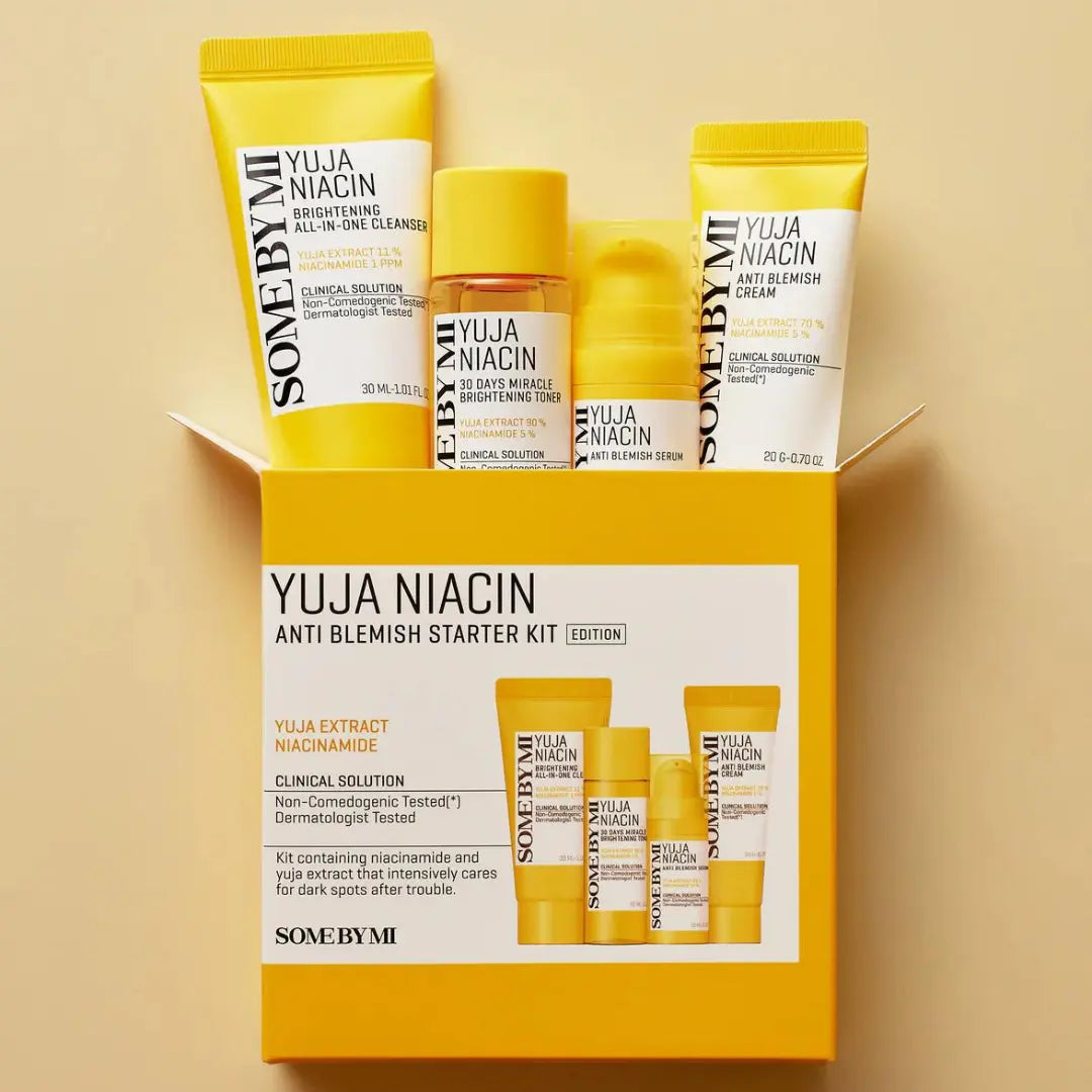 Yuja Niacin Anti-Blemish Starter Kit - 4 pcs Some by Mi