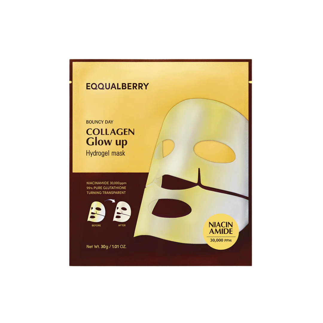 Collagen Glow up Hydrogel Mask Set - 4 Sheet Masks