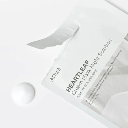 Heartleaf Cream Mask Night Solution Pack - 1 Sheet Mask