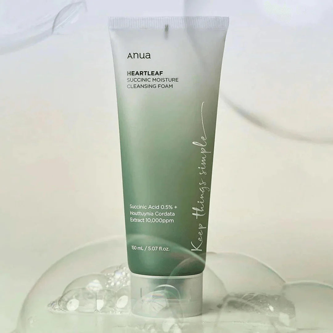 Heartleaf Succinic Moisture Cleansing Foam - 150 ml