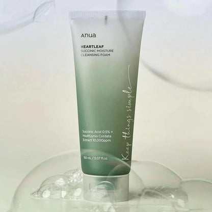 Heartleaf Succinic Moisture Cleansing Foam - 150 ml