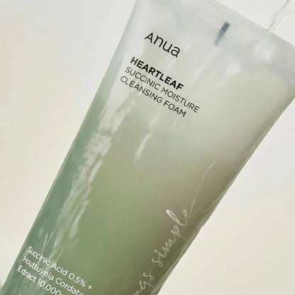 Heartleaf Succinic Moisture Cleansing Foam - 150 ml