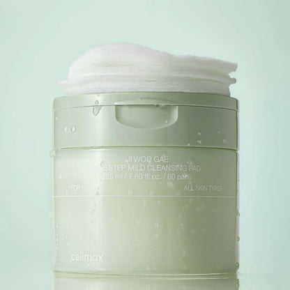 JIWOOGAE One Step Mild Cleansing Pad - 60 Pads
