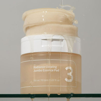 No.3 Radiance Glowing Jumbo Essence Pad - 70 Pads