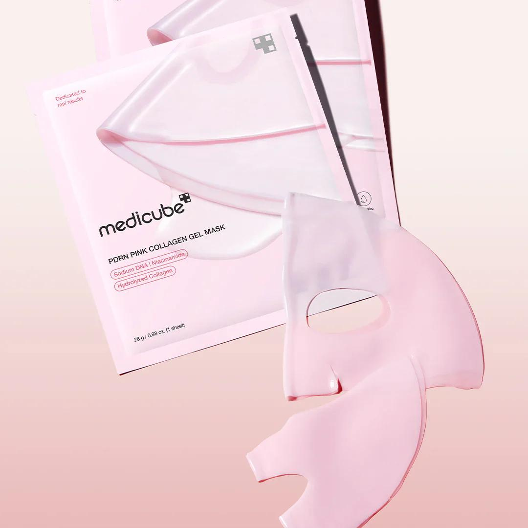 PDRN Pink Collagen Gel Mask - 4 Sheet Masks