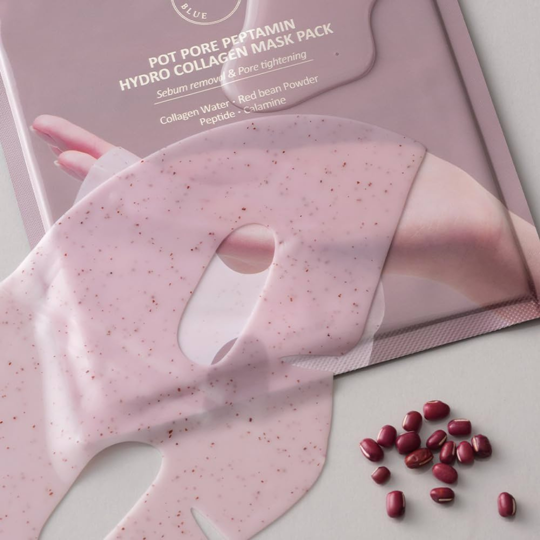 Pot Pore Peptamin Hydro Collagen Mask Pack - 4 Sheet Masks