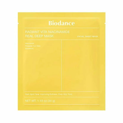 Radiant Vita Niacinamide Real Deep Mask - 4 Sheet Masks
