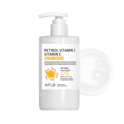 Retinol Vitamin C Vitamin E Body Wash - 300 ml APLB