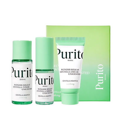 Wonder Releaf Centella Mini Kit Unscented - 3 pcs